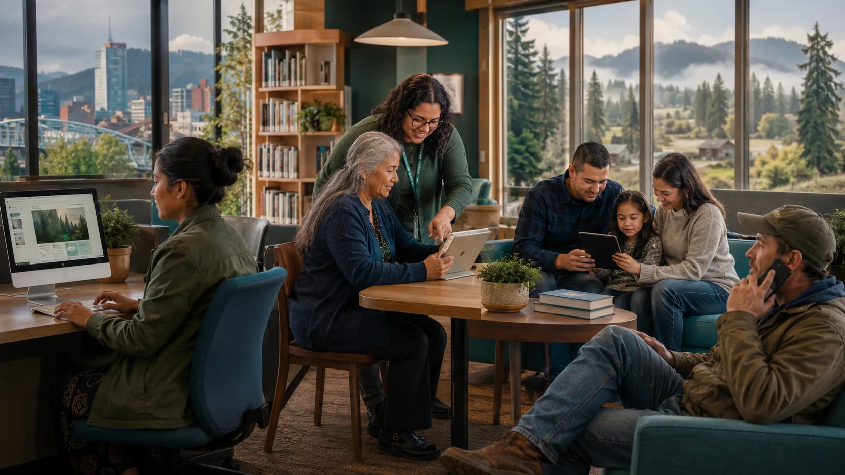 Local digital access resources and tablet alternatives for Oregon residents